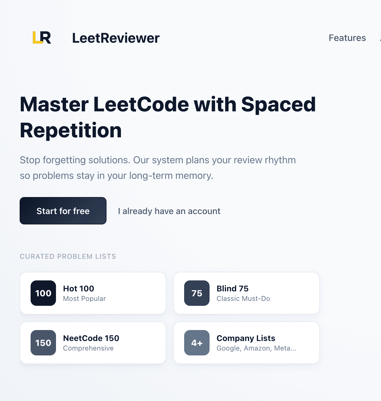 LeetCode Review